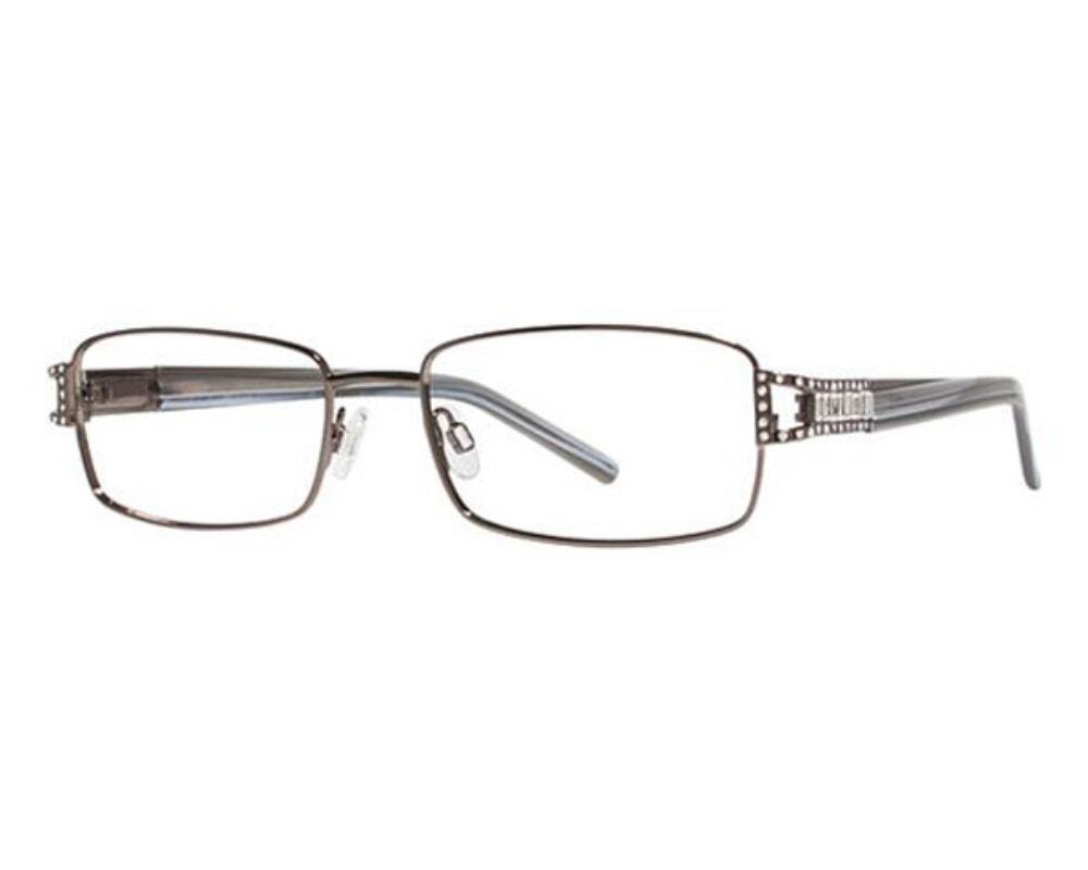 NEW Genevieve Boutique Bling rhinestone Rectangular Y2K Eyeglasses